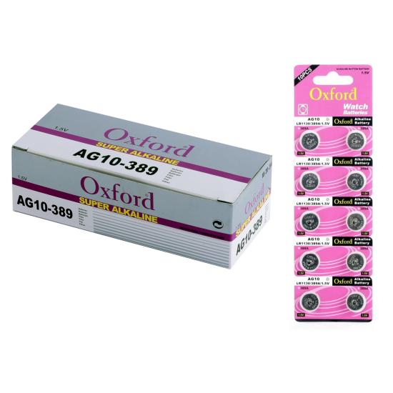 Oxford AG10 LR54 189 1130 1.5V Alkalin Pil 200 Adet