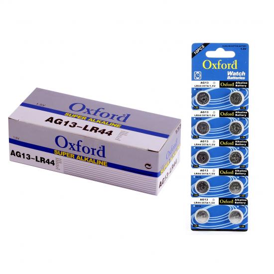 Oxford AG13 LR44 SR44 A76 1.5V Alkalin Saat Pili 200 Adet