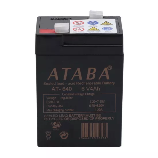 Ataba AT-640 6V 4Ah Işıldak Aküsü