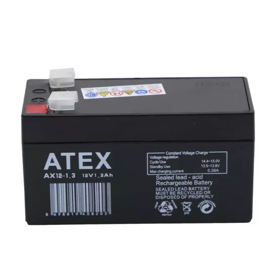 Atex AX12-1.3 12V 1.3Ah Akü
