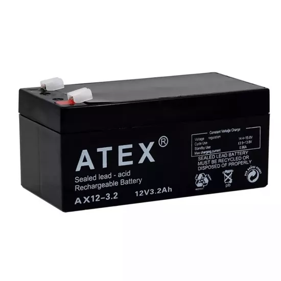 Atex AX12-3.2 12V 3.2Ah Akü