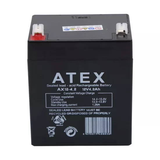 Atex AX12-4.2 12V 4.2Ah Akü