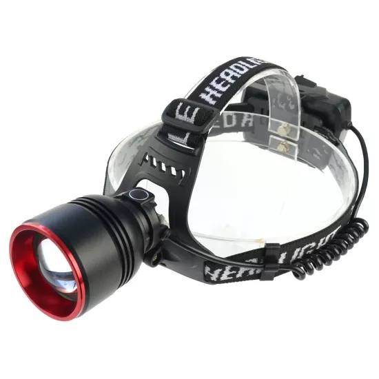 Bedotech BD-10 1W TG + SMD LED Alüminyum Alaşımlı Zoomlu Type-C Şarjlı Kafa Feneri