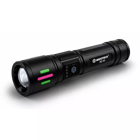 Bedotech BD-15 6.4W TG LED Çok Fonksiyonlu Alüminyum Alaşımlı Zoomlu Type-C Şarjlı El Feneri