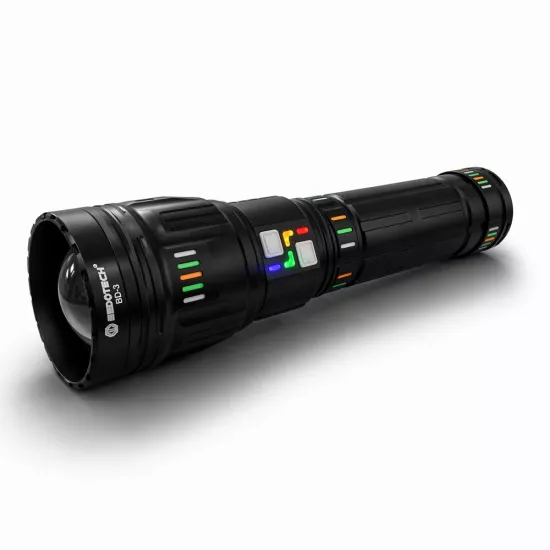 Bedotech BD-3 60W TG LED Alüminyum Alaşımlı Zoomlu Type-C Renkli Pil Göstergeli Şarjlı El Feneri
