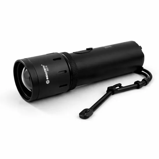 Bedotech BD-6 30W TG + RGB LED Alüminyum Alaşımlı Zoomlu Type-C Pil Göstergeli Şarjlı El Feneri