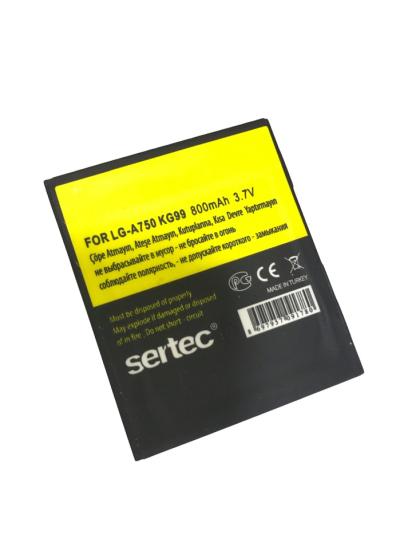 SERTEC - LG-KG99 / LG-A750 Uyumlu Batarya