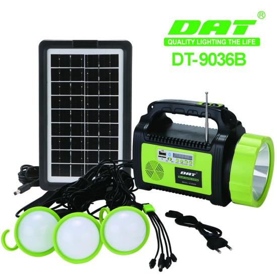 DAT DT-9036 Solar Powerbank Radyo El Feneri
