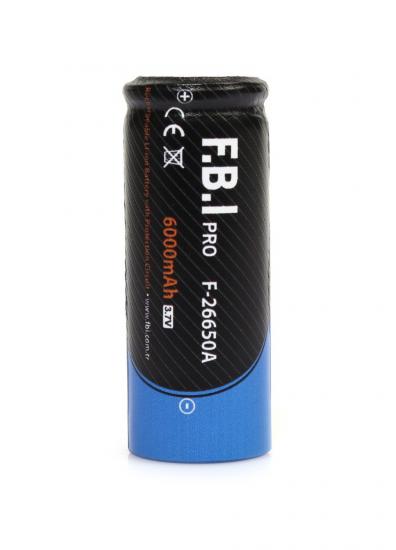 F.B.I 26650 3.7 V 6000 mAh Li-ion Şarj Edilebilir Pil