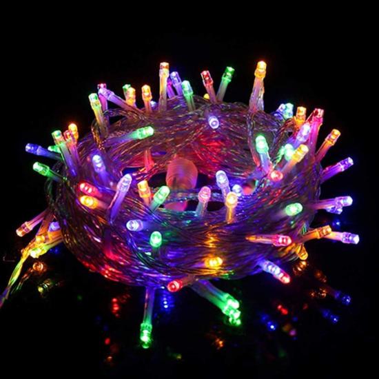 Fithome 100 Led Fişli RGB Lambası 10 metre Yılbaşı