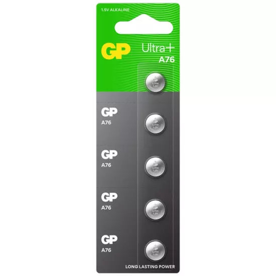GP LR44 A76 1.5V Alkalin Pil 5’li Paket