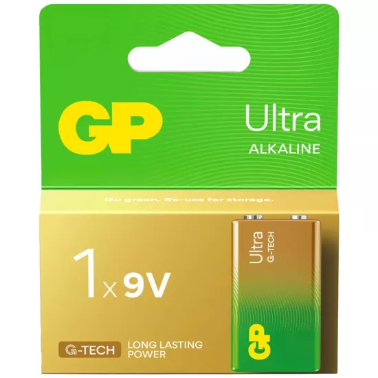 GP 9V Ultra Alkalin Pil