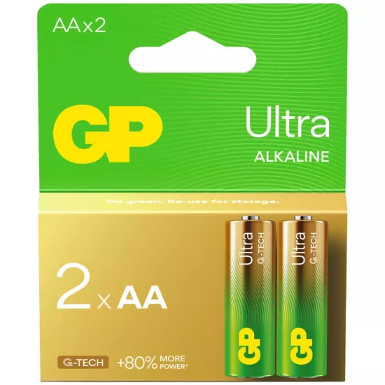 GP Ultra Alkalin AA Kalem Pil 2li