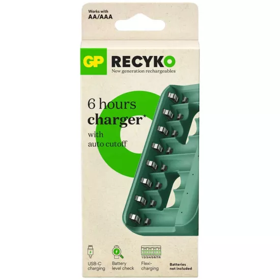 GP E822 8 Adet AA ve/veya AAA İçin USB Pilsiz Şarj Cihazı