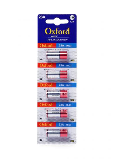 Oxford 23A MN23 V23A V23GA 12 Volt Alkalin Pil 5’li Paket