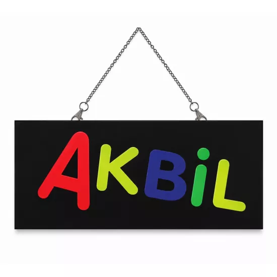 Işıklı Tak Çalıştır Hazır Tabela Akbil