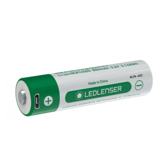 Ledlenser 14500 3.6V 880 mAh Li-ion USB Şarjlı Pil