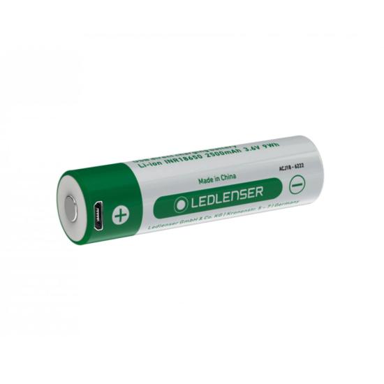 Ledlenser 18650 3.6V 2500 mAh Li-ion USB Şarjlı Pil