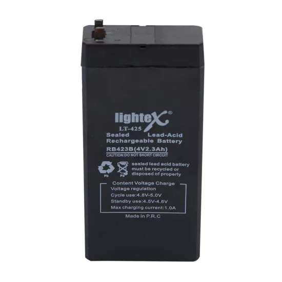 Lightex LT-425 4V 2.3Ah Işıldak Fener Aküsü