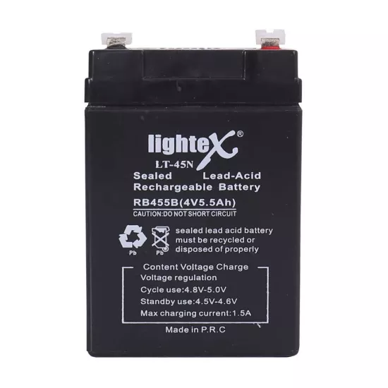 Lightex LT-45 4V 5.5Ah Işıldak Fener Aküsü
