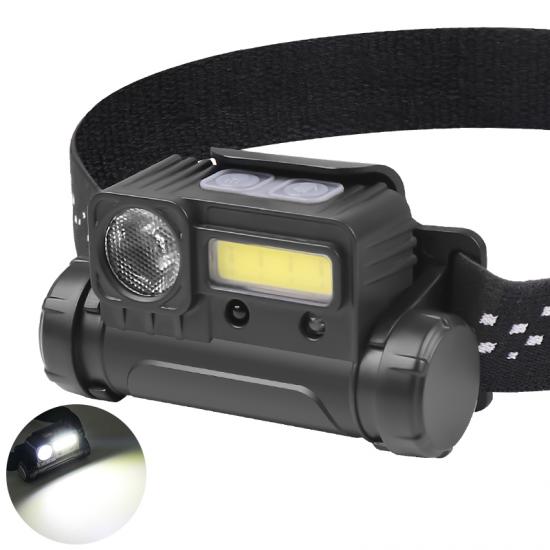 Pocketman PM105 XPE+COB LED 800 Lümen Type-C Mıknatıslı Şarj Edilebilir Sensörlü Kafa Lambası
