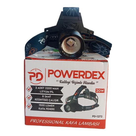 Powerdex PD-1272 1500 Lümen 20w Profesyonel Kafa Feneri