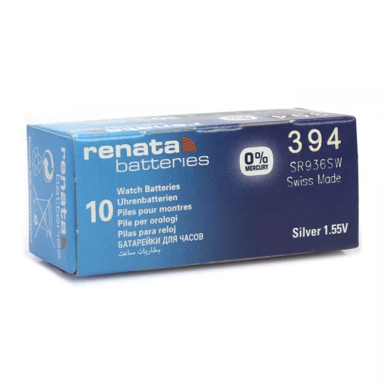 Renata 394 SR936SW 1.55V Alkalin Saat Pili 10 Adet