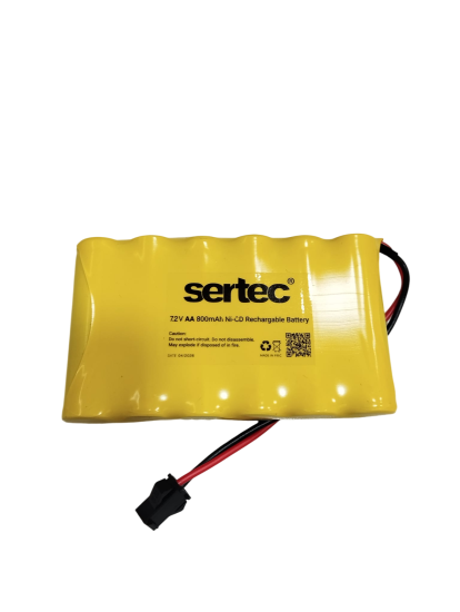 SERTEC 7.2V 6S1P AA 800 MAH KABLO + SİYAH KONNEKTÖRLÜ OYUNCAK PİLİ