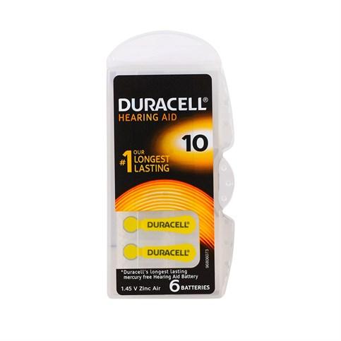 Duracell 10 Numara İşitme Cihazı Pili 6'Lı Paket