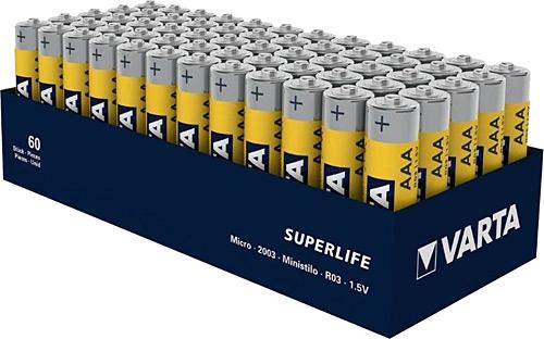 VARTA AAA ÇİNKO KARBON SUPER LIFE (60LI PAKET)