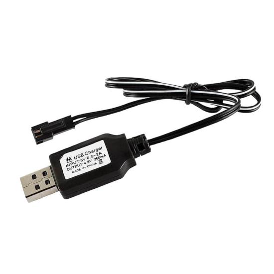 Sertec 4.8V NI-CD / NI-MH Oyuncak Bataryası USB Şarj Kablosu
