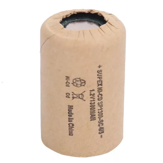 Supex SP1300-SC4/5 1.2V NiCd 1300mAh Matkap Pili