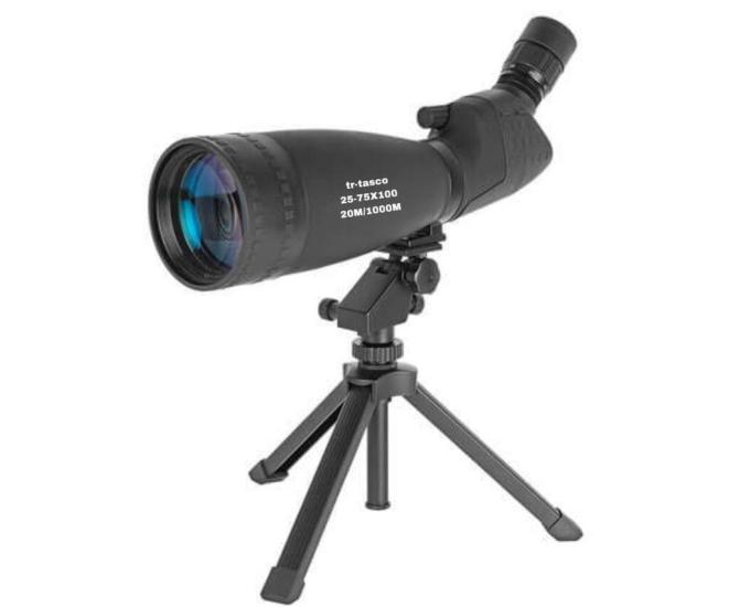 tr-tasco 25-75x100 Tek Gözlü Kuş Gözlem ve Ok Atış Dürbünü