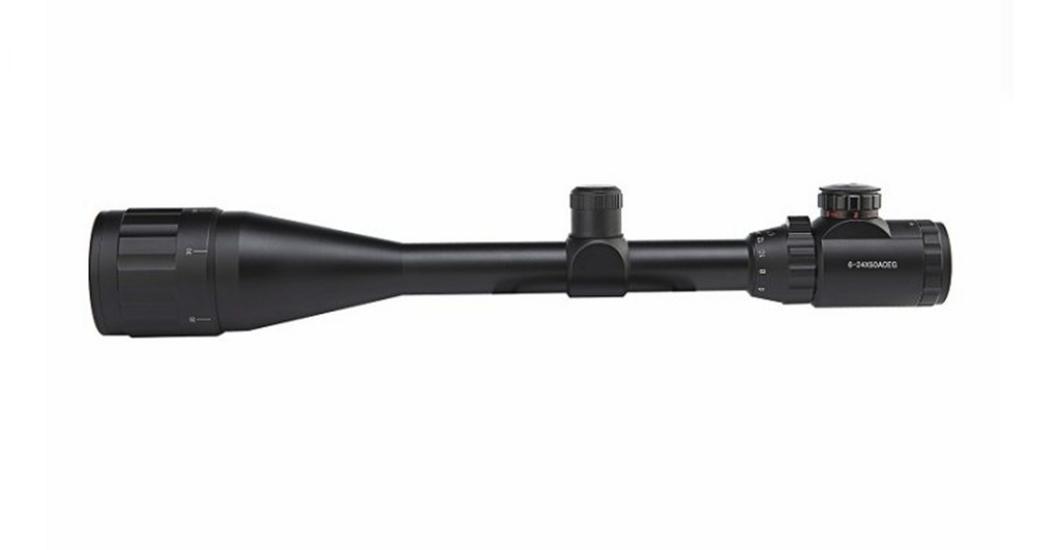 Spike 6-24x50 Aoe Tüfek Dürbünü çift Işık Kırmızı,yeşil Kaynaklı Zoomlu