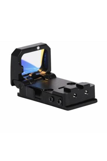 Vism Flipdot Reflex M2 Red Dot Sight - Katlanabilir Optik, Tabanca için 22mm Reflex Nişangâh