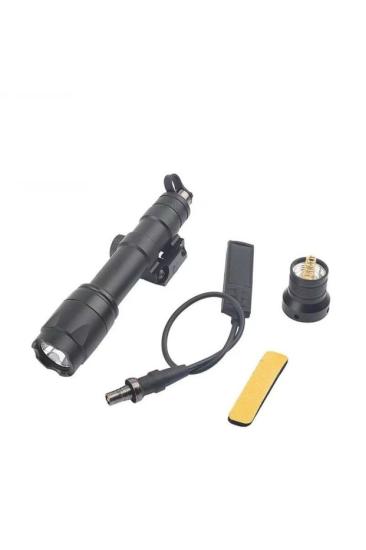 Taktik fener 600 lümen  LED fener Siyah