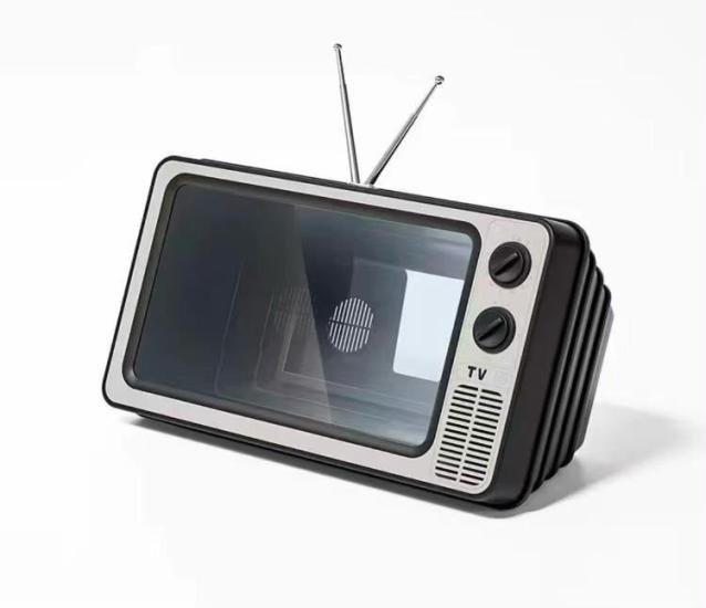 Telefon Ekran Büyütücü 3D HD Lens Retro TV Görünümlü Katlanabilir Mobil Ekran