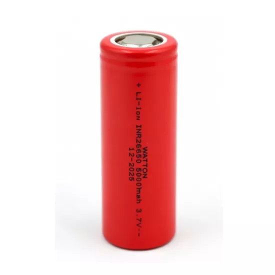 Watton INR 26650 5000mAh 3.7V Li-ion Şarj Edilebilir Pil