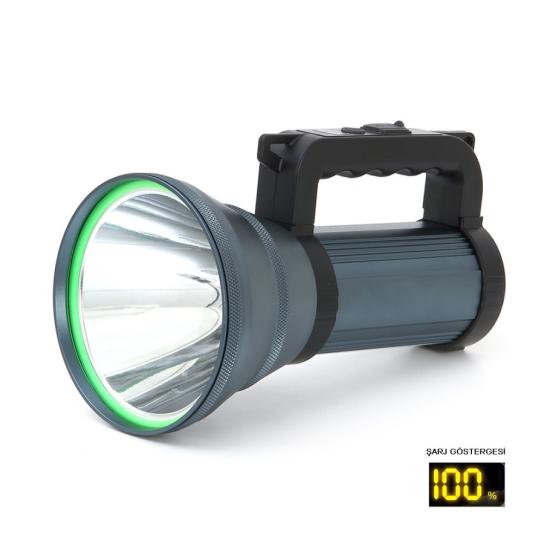 Watton WT-411 200Watt Projektör Şarjlı Spot Fener