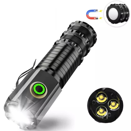 Wison WS-3838 1500 Lümen Mıknatıslı USB Şarjlı El Feneri