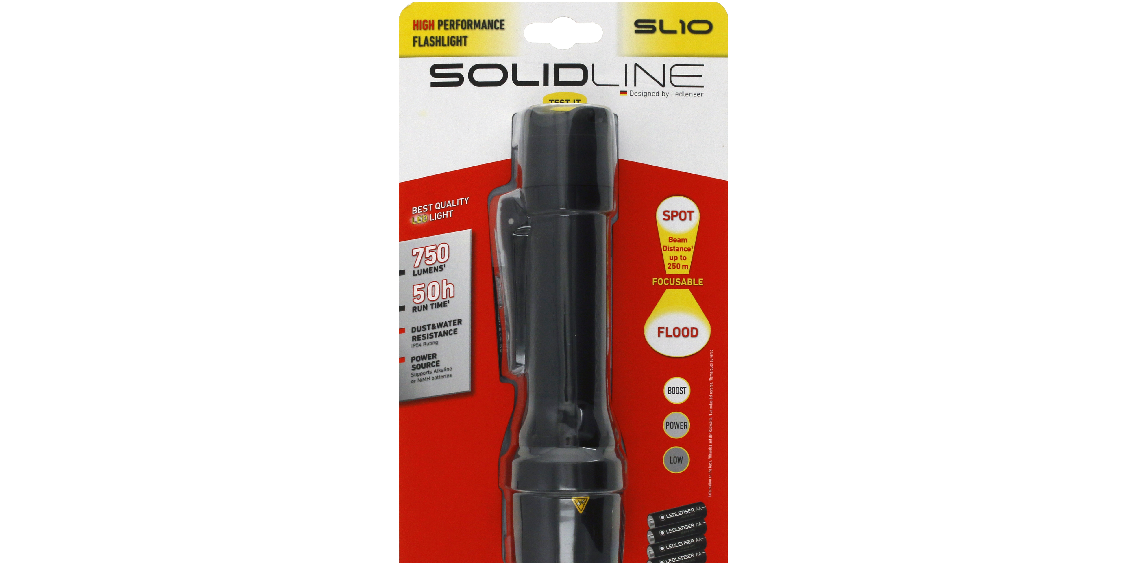 Solidline SL10 750 Lümen Pilli El Feneri