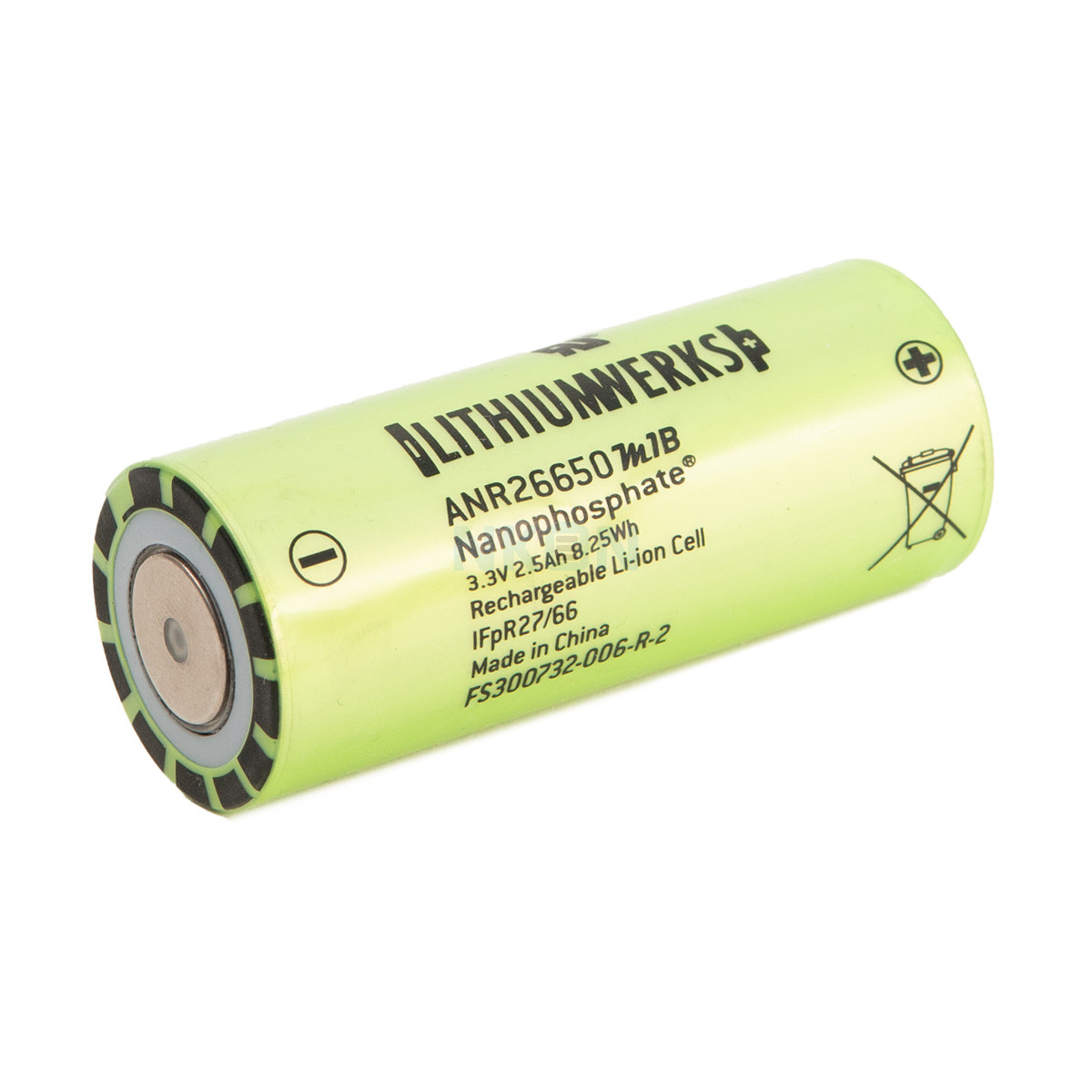 Lithium Werks ANR26650M1B  3.3V - 26650 LiFePO4 Pil