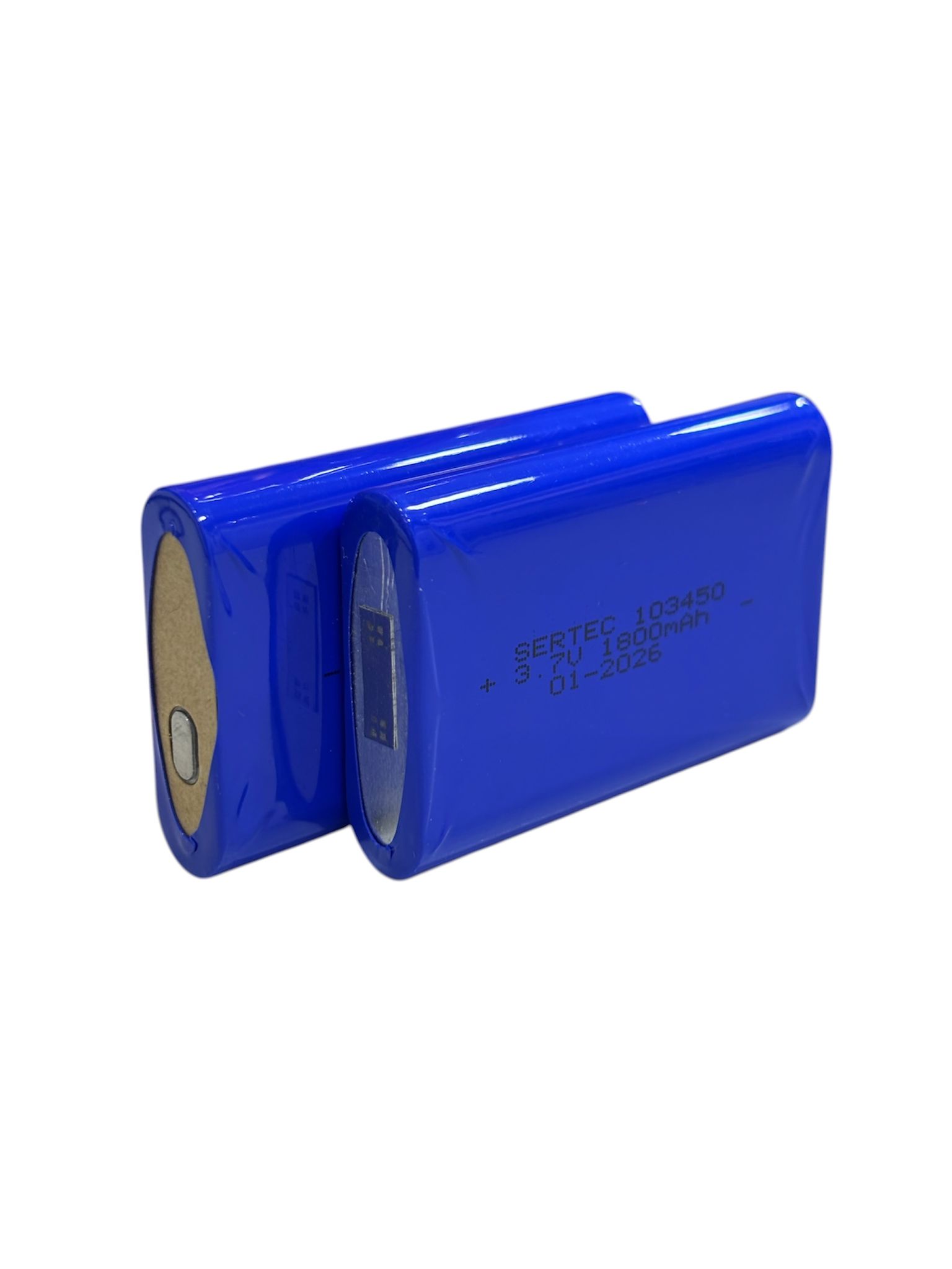Sertec 103450 Li-ion 3.7V 1800mAh Prizmatik Şarjlı Pil