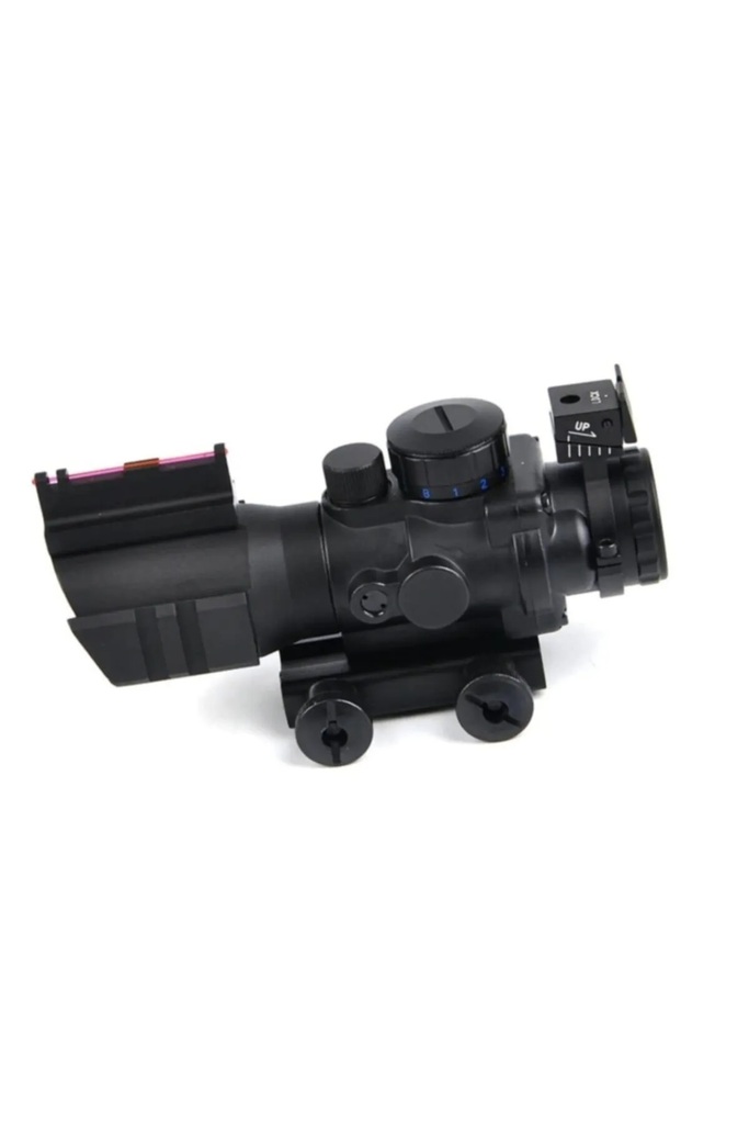 SPIKE 4X32 Kırmızı Işıklı Tüfek Dürbünü 4x32