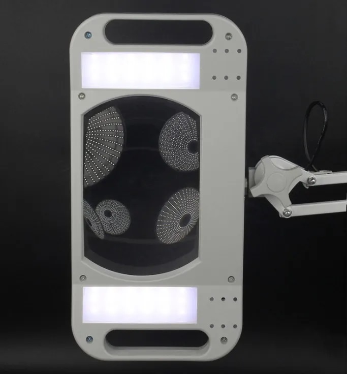Nikula-10X LED Akrobat Büyüteç 2x15w 170x113 mm 10 Diopter Mercek LT-86G