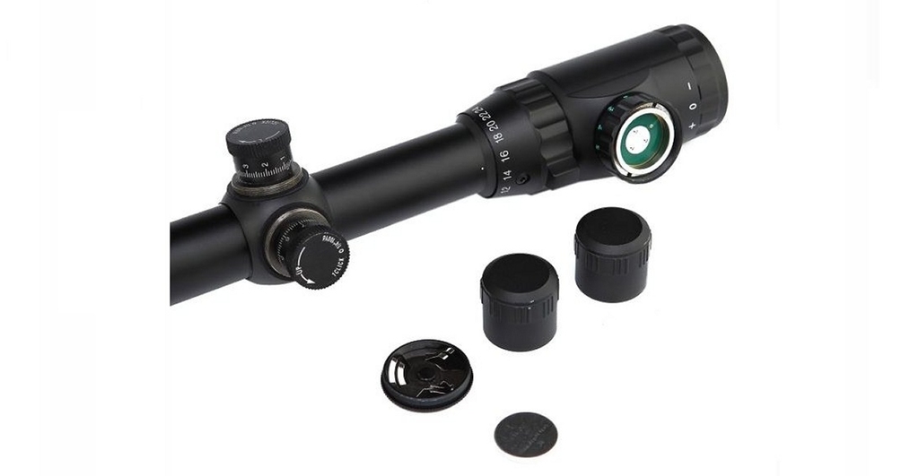 Spike 6-24x50 Aoe Tüfek Dürbünü çift Işık Kırmızı,yeşil Kaynaklı Zoomlu