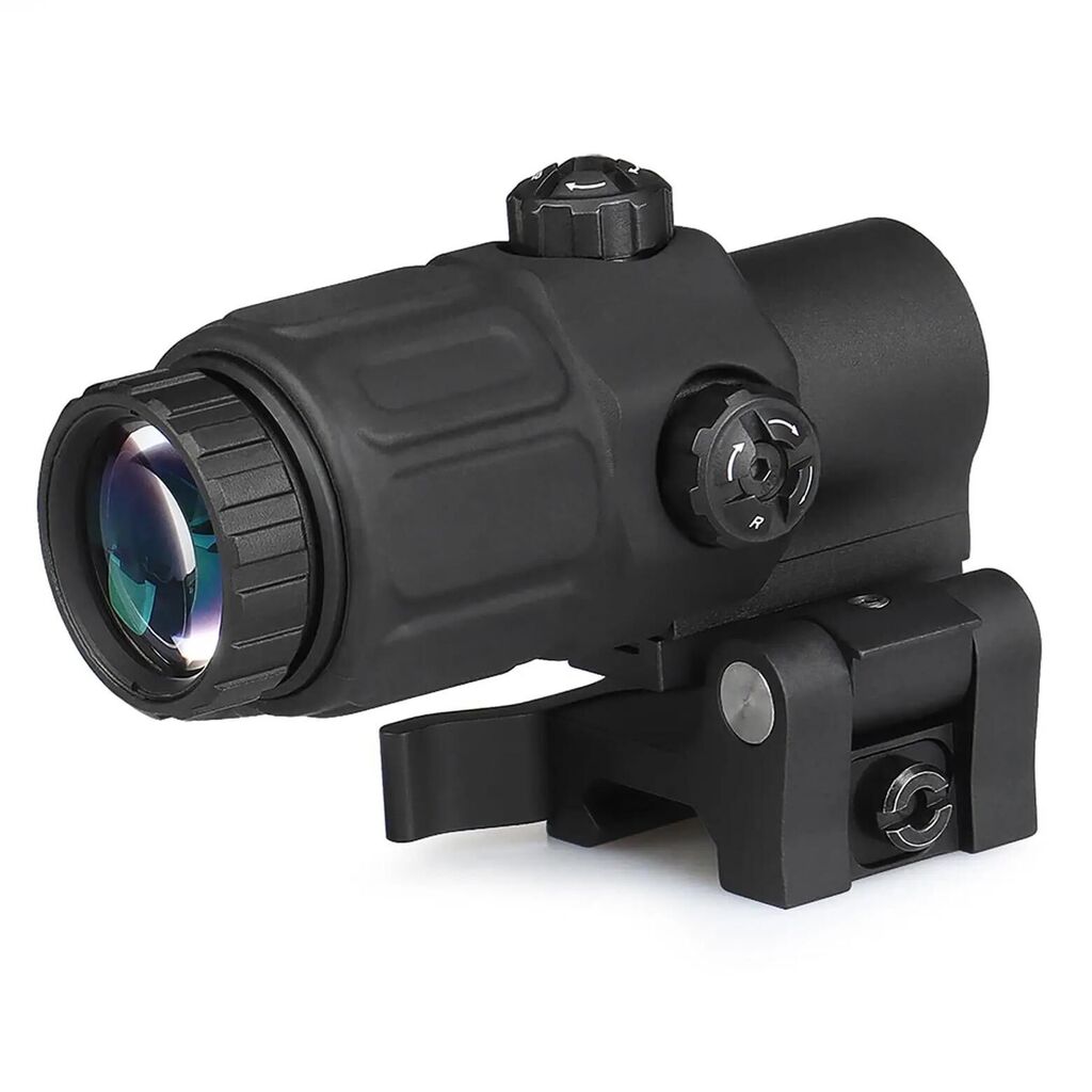 Nikula Magnifier 5x Yakınlaştırmalı Dürbün - 22mm Ray Uyumlu, Katlanır Yaylı Ayaklı