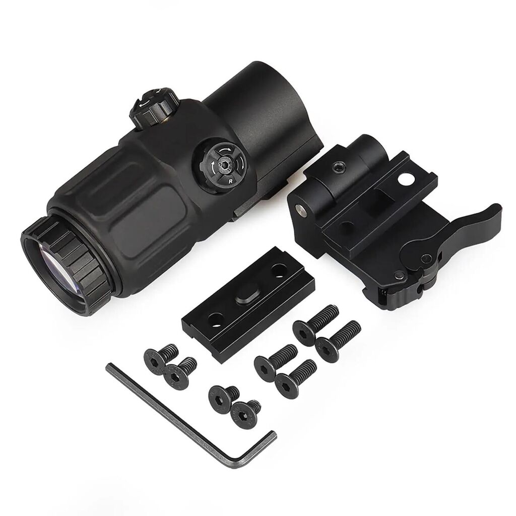 Nikula Magnifier 5x Yakınlaştırmalı Dürbün - 22mm Ray Uyumlu, Katlanır Yaylı Ayaklı