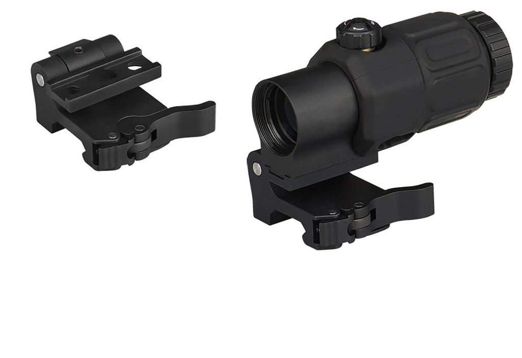 Nikula Magnifier 5x Yakınlaştırmalı Dürbün - 22mm Ray Uyumlu, Katlanır Yaylı Ayaklı