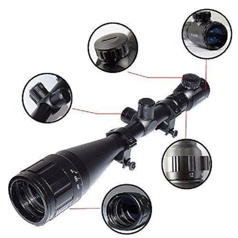 8-32x50aoeg  Çift Işıklı Zoomlu Riflescope Dürbün